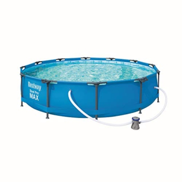 Bestway Steel Pro Max Pool Set 366x76 cm, Frame Pool rund im Set, inklusive Filterpumpe und Getränkehaltern - 4