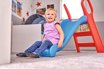 BIG - Baby Rutsche - 118cm lange Rutschbahn, TÜV geprüft, Nutzung für den Hausgebrauch, rot-blaue Rutsche für drinnen und draußen, für Kinder ab 3 Jahren - 8