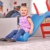 BIG - Baby Rutsche - 118cm lange Rutschbahn, TÜV geprüft, Nutzung für den Hausgebrauch, rot-blaue Rutsche für drinnen und draußen, für Kinder ab 3 Jahren - 8