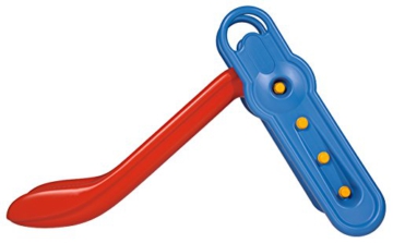 BIG - Fun-Slide - 152cm lange Rutschbahn, Nutzung für den Hausgebrauch, rot-blaue Rutsche für drinnen und draußen, für Kinder ab 3 Jahren - 2