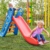 BIG - Fun-Slide - 152cm lange Rutschbahn, Nutzung für den Hausgebrauch, rot-blaue Rutsche für drinnen und draußen, für Kinder ab 3 Jahren - 7