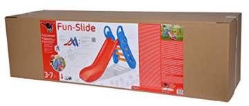 BIG - Fun-Slide - 152cm lange Rutschbahn, Nutzung für den Hausgebrauch, rot-blaue Rutsche für drinnen und draußen, für Kinder ab 3 Jahren - 8