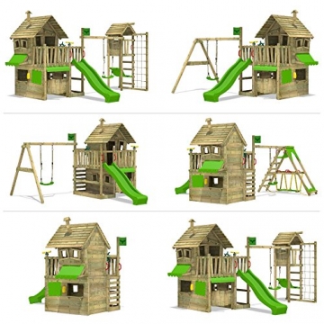 CountryCow Maxi Spielturm Kletterturm Schaukel Baumhaus - 