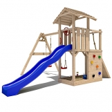 Empire II Spielturm Spielhaus Kletterturm Spielwelt Rutsche Schaukel Stelzenhaus -