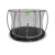 EXIT Toys Black Edition Bodentrampolin - ø305cm - Rundes Kindertrampolin Outdoor - Komplett mit Sicherheitsnetz und Fußschutzsystem - TÜV und GS-Zertifiziert - Sicherer Einstieg - Schwarz - 3