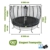 EXIT Toys Elegant Trampolin - ø366cm - Rundes Trampolin Outdoor für Kinder - Sicherer Einstieg - Stabiler und Robuster Rahmen - mit Foot Protection System - Schwarz - 2