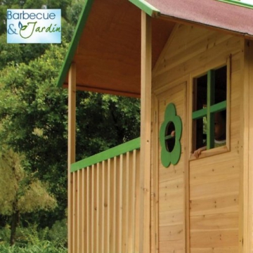 EXIT TOYS Loft 300 Spielhaus mit Rutsche - 2