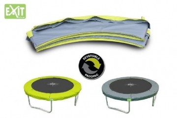 EXIT Twist Trampolin grün/grau Ø 305 cm mit Sicherheitsnetz - 
