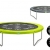 EXIT Twist Trampolin grün/grau Ø 305 cm mit Sicherheitsnetz - 
