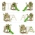FATMOOSE DonkeyDome Double XXL Spielturm Stelzenhaus Kletterturm Baumhaus mit Schaukel und Rutsche - 