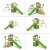 FATMOOSE Kletterturm FruityForest Fun XXL Klettergerüst Spielturm Beach-House mit Schaukel Sandkasten Rutsche und Surfanbau auf 3 Ebenen - 