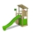 FATMOOSE Kletterturm FruityForest Fun XXL Spielturm Klettergerüst 3 Spielebenen, Rutsche und Sandkasten - 2