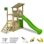 FATMOOSE Kletterturm FruityForest Fun XXL Spielturm Klettergerüst 3 Spielebenen, Rutsche und Sandkasten - 3