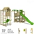 FATMOOSE Spielturm BananaBeach Big XXL Kinder-Spielplatz mit Turmanbau inkl. Holzdach Schaukel Rutsche Sandkasten Hängematte Kletternetz und unbegrenzten Spielmöglichkeiten - 3