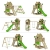FATMOOSE Spielturm HappyHome Hot XXL Stelzenhaus Baumhaus Klettergerüst mit Schaukel, Surfanbau und Rutsche - 