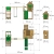 FATMOOSE Spielturm HappyHome Hot XXL Stelzenhaus Baumhaus Klettergerüst mit Schaukel, Surfanbau und Rutsche - 