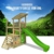 FATMOOSE Spielturm Klettergerüst FruityForest mit apfelgrüner Rutsche, Kletterturm mit Leiter & Spiel-Zubehör - 4