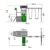 FATMOOSE Spielturm Klettergerüst FruityForest mit Schaukel & apfelgrüner Rutsche, Kletterturm mit Sandkasten, Leiter & Spiel-Zubehör - 5