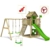 FATMOOSE Spielturm Klettergerüst HappyHome Hot mit Schaukel & apfelgrüner Rutsche, Outdoor Kinder Kletterturm mit Sandkasten Leiter & Spiel-Zubehör für den Garten - 3