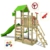 FATMOOSE Spielturm Klettergerüst MagicMango mit Schaukel & apfelgrüner Rutsche, Kletterturm mit Sandkasten, Leiter & Spiel-Zubehör - 3
