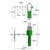 FATMOOSE Spielturm Klettergerüst MagicMango mit Schaukel & grüner Rutsche, Kletterturm mit Sandkasten, Leiter & Spiel-Zubehör - 5