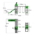 FATMOOSE Spielturm Ritterburg RiverRun mit Schaukel SurfSwing & grüner Rutsche, Spielhaus mit Sandkasten, Leiter & Spiel-Zubehör - 5