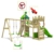 FATMOOSE Spielturm Ritterburg RiverRun Royal mit Schaukel & apfelgrüner Rutsche, Outdoor Kinder Kletterturm mit Sandkasten Leiter & Spiel-Zubehör für den Garten - 2