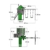 FATMOOSE Spielturm Stelzenhaus JungleJumbo mit Schaukel & apfelgrüner Rutsche, Spielhaus mit Sandkasten, Leiter & Spiel-Zubehör - 7