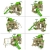 FATMOOSE Spielturm TropicTemple Tall XXL Kletterturm Baumhaus Spielplatz auf 5 Ebenen, Nestschaukel, Rutsche, Schaukel, Sandkasten, Kletterleiter und Hängematte - 