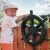 Fungoo Spielturm Giant Kletterhaus mit Sandkasten, Rutsche, Kletterwand, Doppelter Leiter und Rampe - Rot - 6