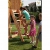 Fungoo Spielturm Kingdom mit Move+ Modul mit Sandkasten, Rutsche und doppelter Schaukel - Blau - 3