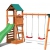 Gartenpirat Spielturm Kletterturm Pirat T1 mit Schaukel und Rutsche - 1
