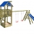 Gartenpirat Spielturm Navigator mit Schaukel und Rutsche - 1