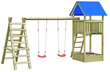 Gartenpirat Spielturm Premium XL mit Schaukel und Sandkasten - 1