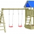 Gartenpirat Spielturm Premium XL mit Schaukel und Sandkasten - 1