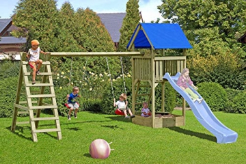 Gartenpirat Spielturm Premium XL mit Schaukel und Sandkasten - 4