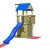 Gartenpirat Spielturm und Spielhaus Steuermann mit Balkon und Rutsche - 1