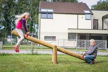 Gartenpirat Wippe Balkenwippe aus Holz für den Garten mit Balken 285 cm - 3