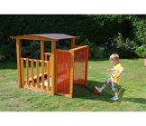 GASPO Multi Spielhaus 310481 Sandkasten Fussball Tor Dach -