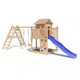 Gigantico Spielturm Kletterturm Baumhaus Rutsche Schaukeln (erweiterter Schaukelanbau) -