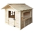 HOME DELUXE - Spielhaus - DER GROßE PALAST Natur -118 x 138 x 132 cm - ohne Bank - FSC zertifiziertes Kinderspielhaus, inkl. Montagematerial I Gartenhaus Holzhaus Kinderhaus - 1