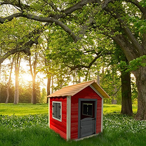 Home Deluxe - umweltfreundliches Spielhaus für Kinder - Das kleine Schloss - 101 x 106 x 128 cm - Inkl. komplettem Montagematerial - 3