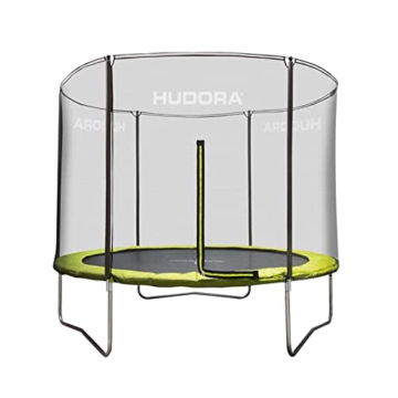 HUDORA Fabulous Trampolin - Trampolin Outdoor mit Sicherheitsnetz - Gartentrampolin für Kinder und Erwachsene - Mehrfarbig - 1