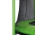 HUDORA Family Trampolin mit Sicherheitsnetz, grün/schwarz, 250 cm, 65620 - 