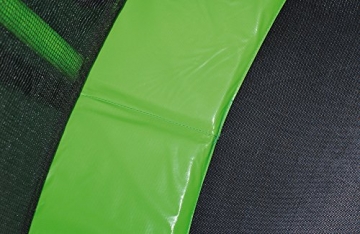 HUDORA Family Trampolin mit Sicherheitsnetz, grün/schwarz, 250 cm, 65620 - 
