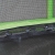 HUDORA Family Trampolin mit Sicherheitsnetz, grün/schwarz, 250 cm, 65620 - 