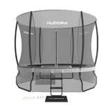 HUDORA Fantastic Complete Max 300 - Trampolin Outdoor mit Sicherheitsnetz, Leiter, Krabbelschutz - Gartentrampolin für Kinder und Erwachsene - Mehrfarbig - 1