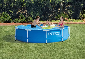 Intex 28202GN Metal Frame Pool - Aufstellpool - Ø 305 x 76 cm,Blau - 4