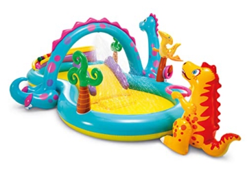 Intex 57135EP - Aufblasbares Wasserspielcenter Dinoland, 131 x 90 x 44 Zoll - 1