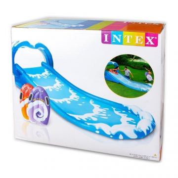 Intex 57469 - Spielcenter mit Wasserstrahlen, Rutsche 442 x 168 x 163 cm - 4